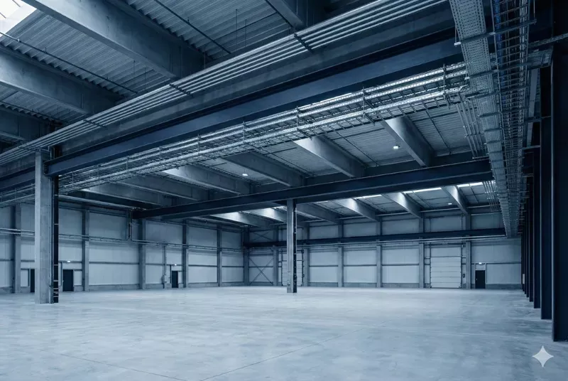 工場・倉庫の梁